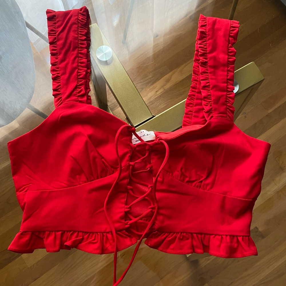 Ruffle Crop Top